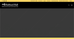 Desktop Screenshot of hubbardhall.org